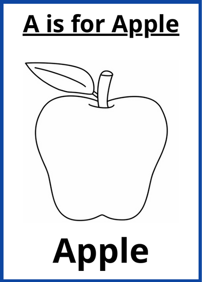 ABC Coloring Book for Kids: Learn Letters A to Z with Fun & Easy Coloring Activities