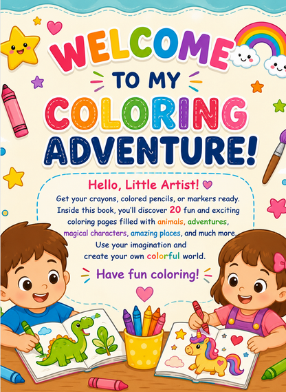 Amazing Adventures Coloring Book